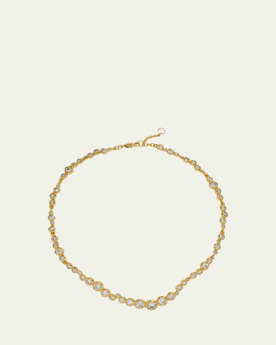 Asterales Gold CZ All Around Necklace